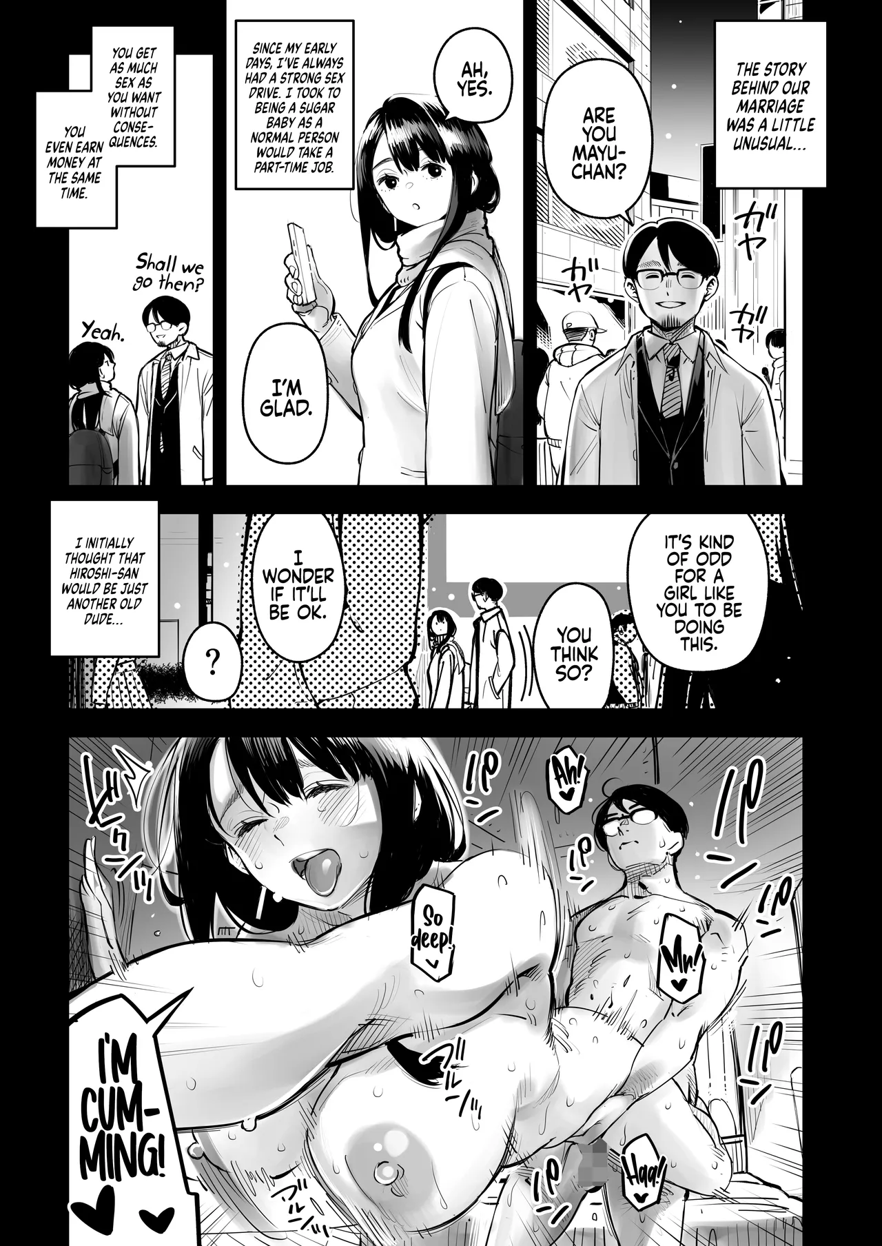 Uwaki Kounin Mayumi-san Seiyoku, Tsuyosugiru Kara Hoka no Otoko to Sex Shite!! Chapter 1 - page 9