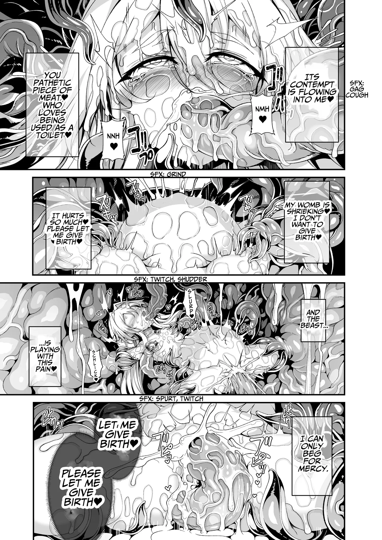 Llyeg in the Prison of Seminal Servitude ~Death Wish of Abominable and Masturbatory Sex~ Chapter 1 - page 28