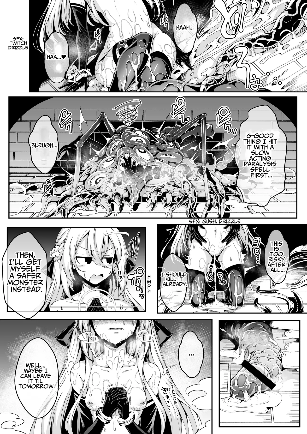 Llyeg in the Prison of Seminal Servitude ~Death Wish of Abominable and Masturbatory Sex~ Chapter 1 - page 7