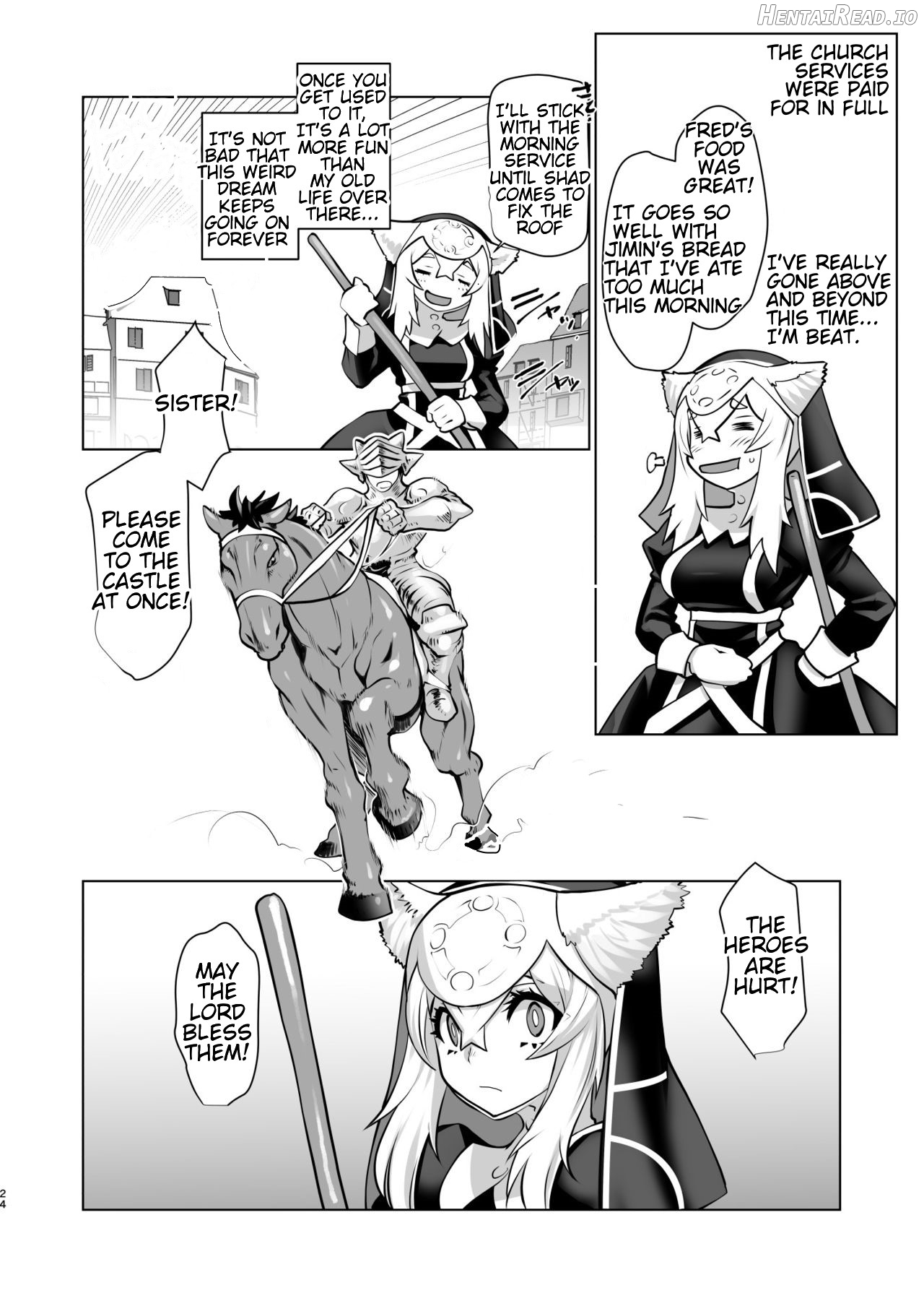 Before I knew it, I was working as a sex worker in another world. It seems like it's my calling Chapter 1 - page 24