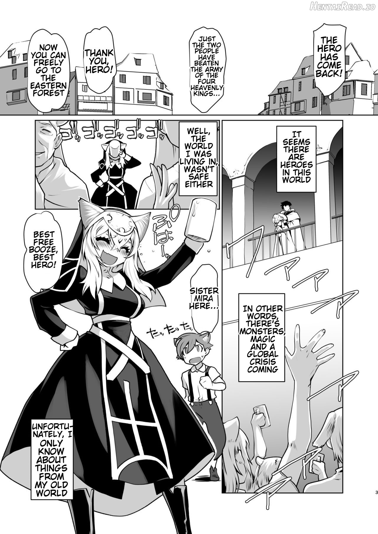 Before I knew it, I was working as a sex worker in another world. It seems like it's my calling Chapter 1 - page 3