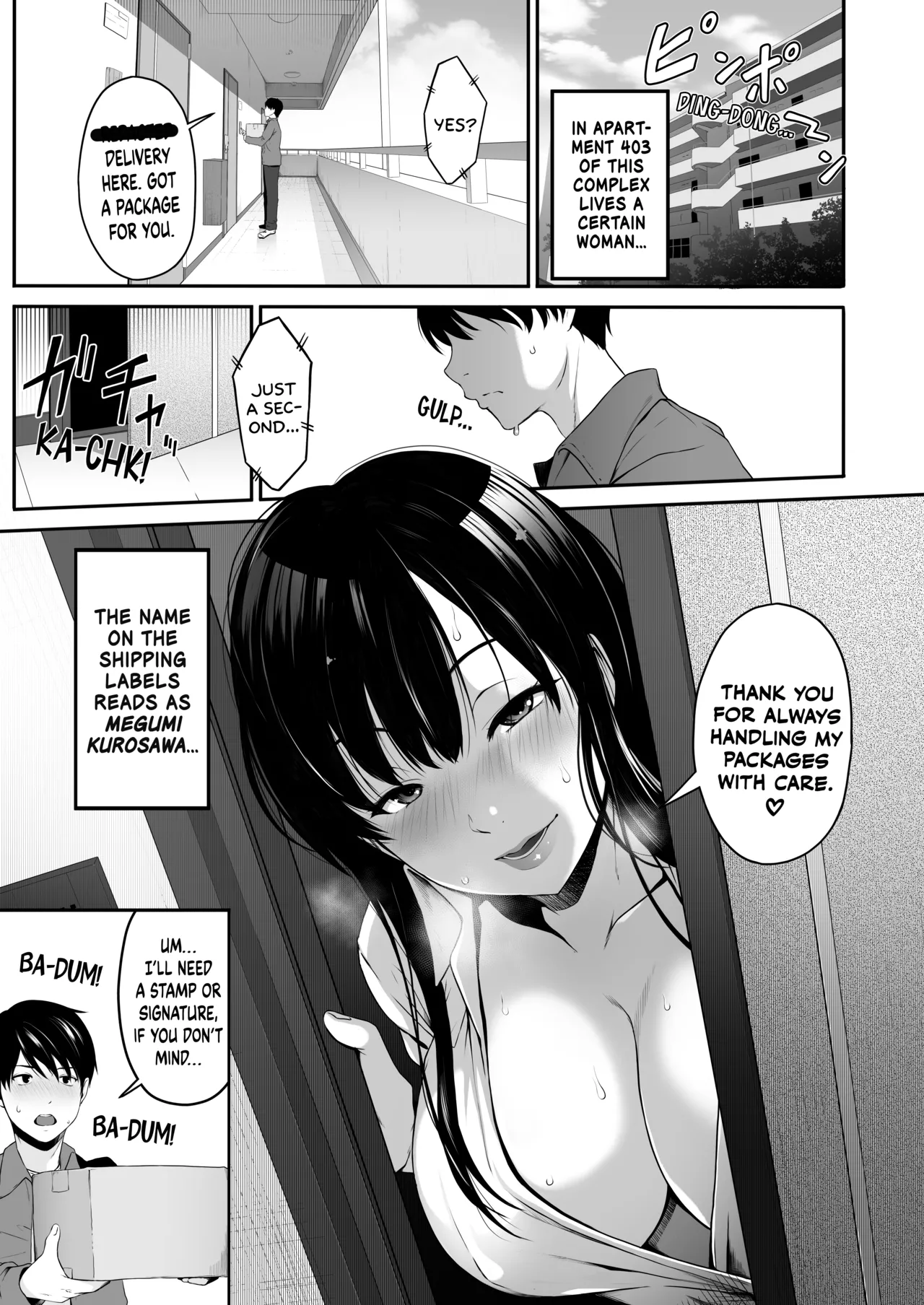 Takuhai-kun ga Yarareta! ~Hatsujou Onee-san ga Neratteita Otodokemono wa Oredeshita~ Chapter 1 - page 2