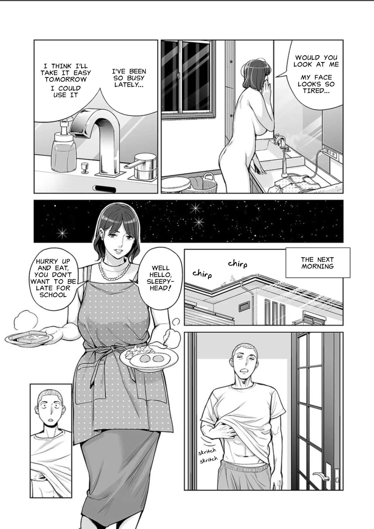 Takashi's Mom Is Also A Dirty Slut Chapter 1 - page 12