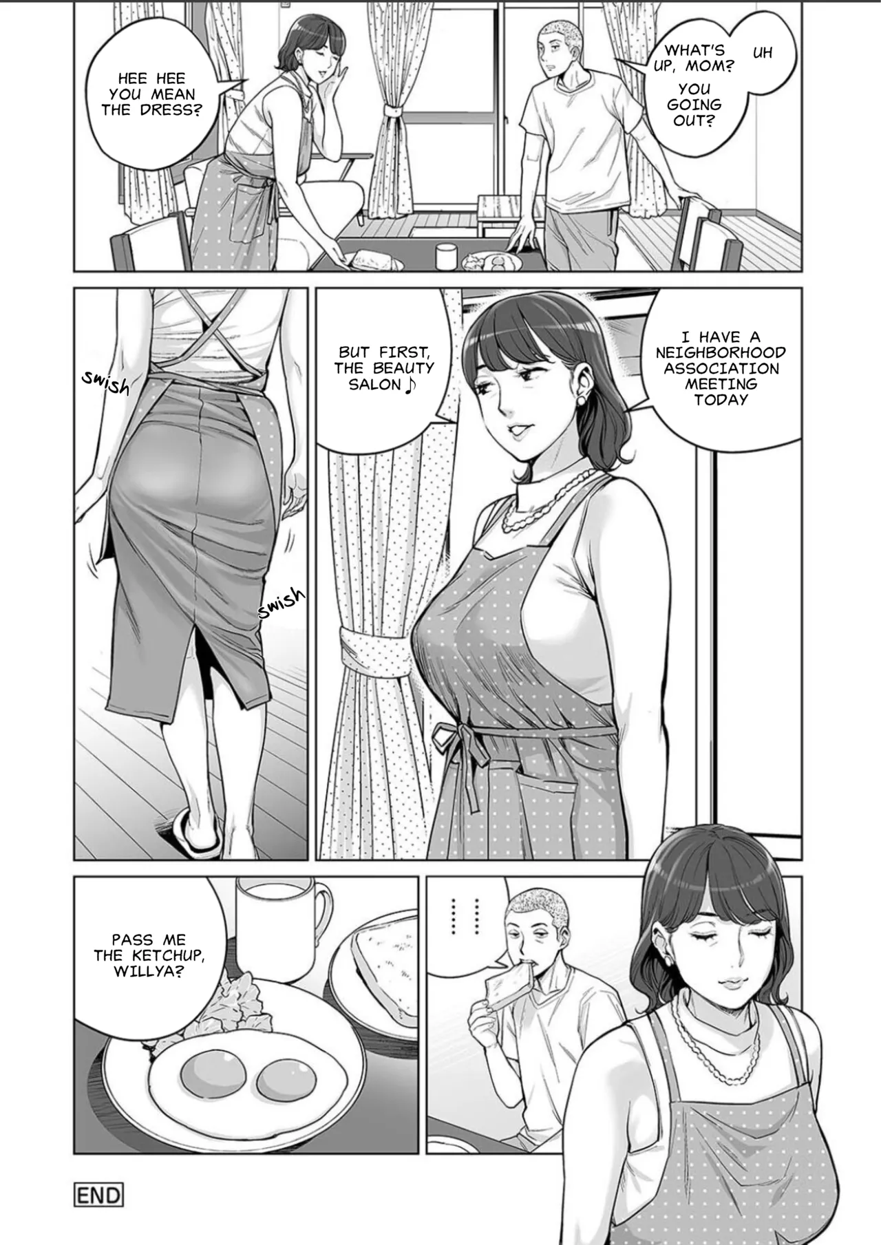 Takashi's Mom Is Also A Dirty Slut Chapter 1 - page 13