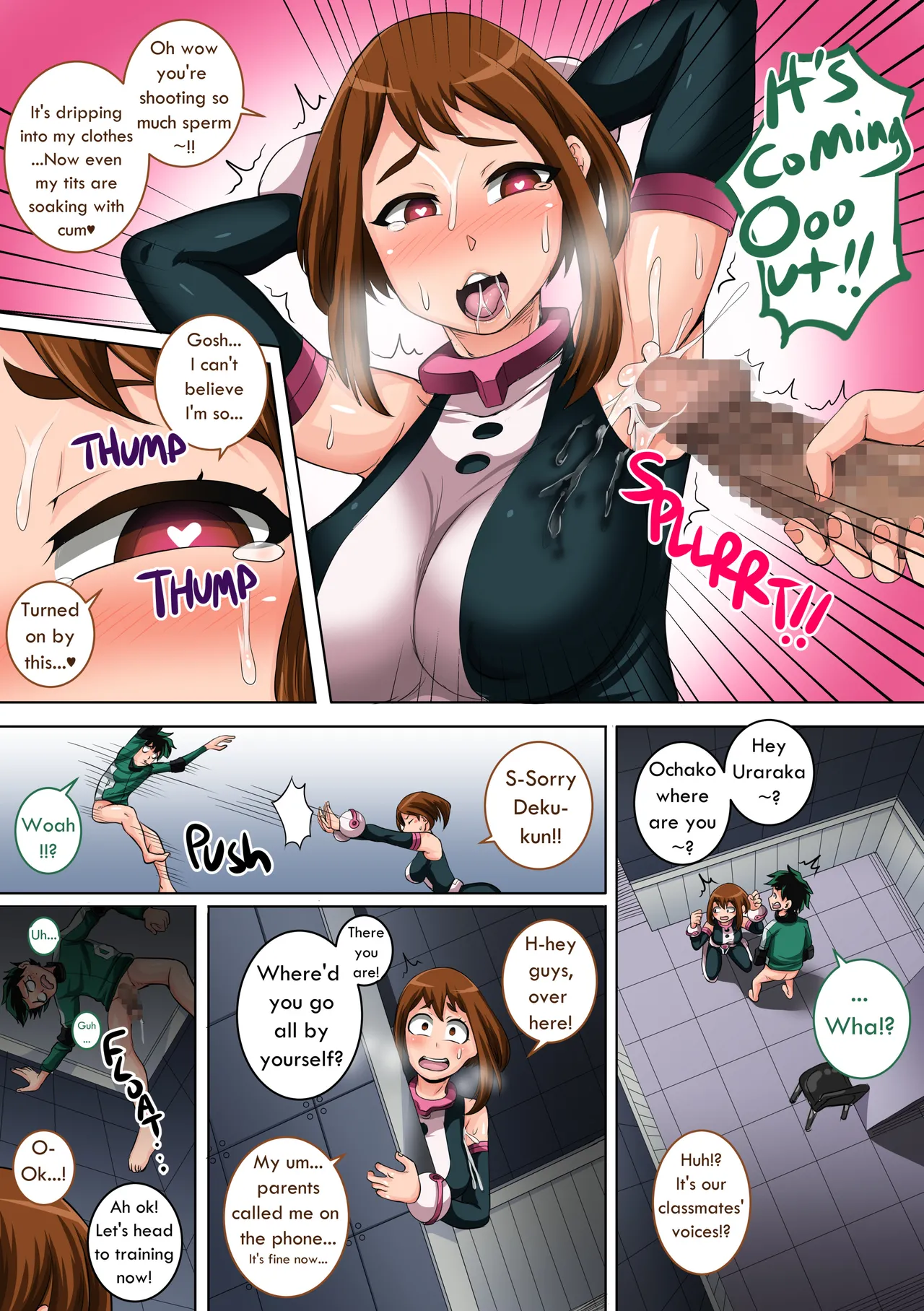 Boku no Harem Academia: 3-wa Ochako Hen "Arata na SEX Friend" Chapter 1 - page 30