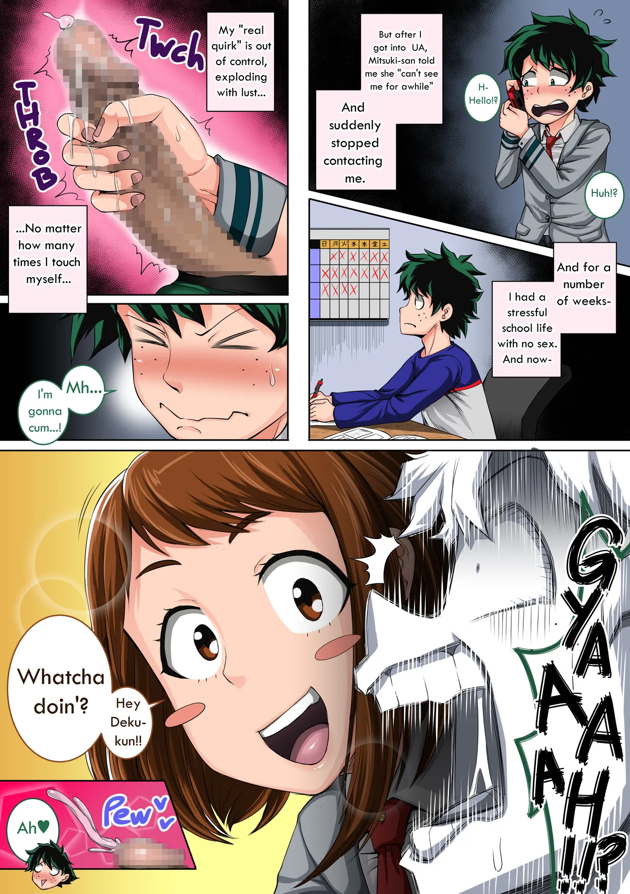 Boku no Harem Academia: 3-wa Ochako Hen "Arata na SEX Friend" Chapter 1 - page 5