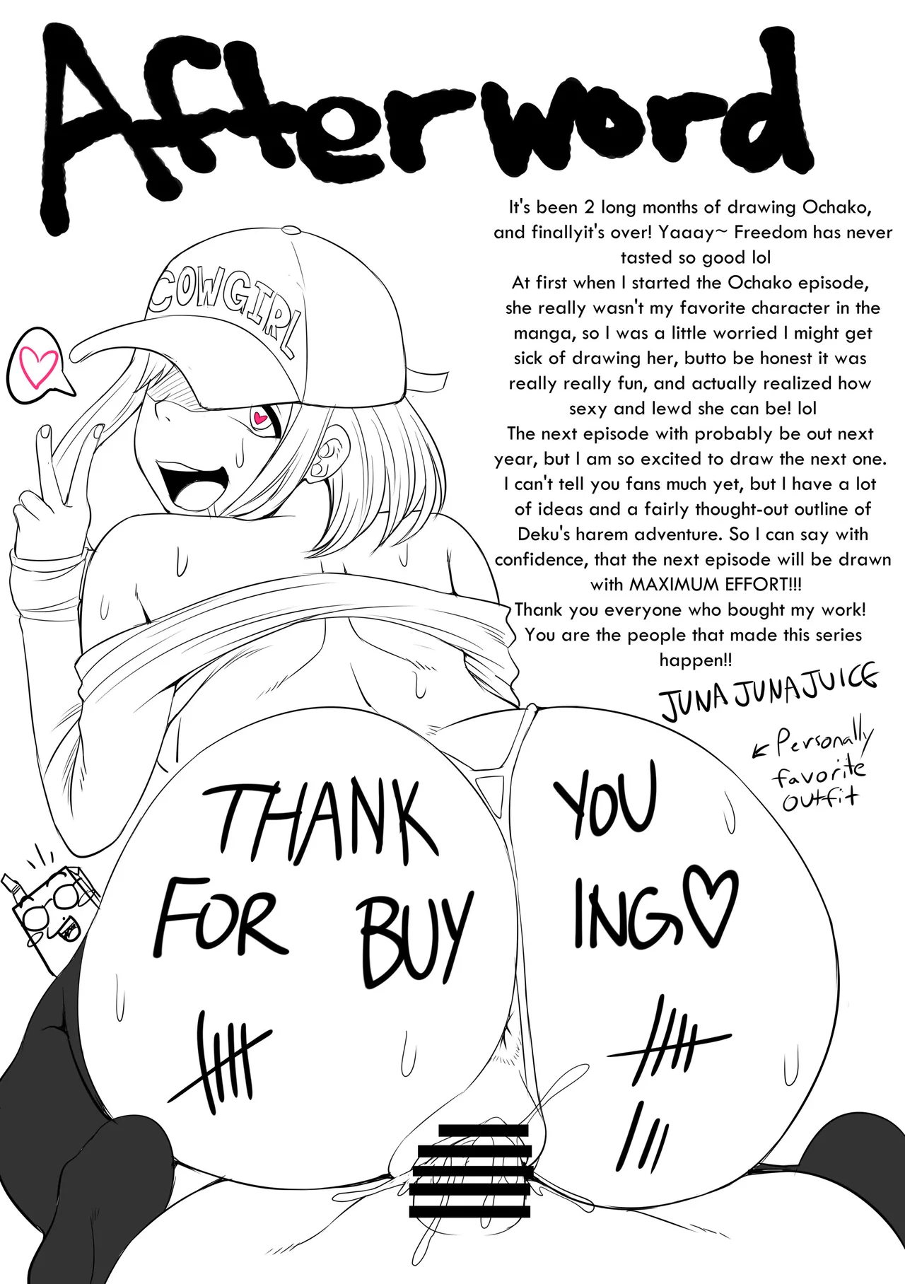 Boku no Harem Academia: 3-wa Ochako Hen "Arata na SEX Friend" Chapter 1 - page 56