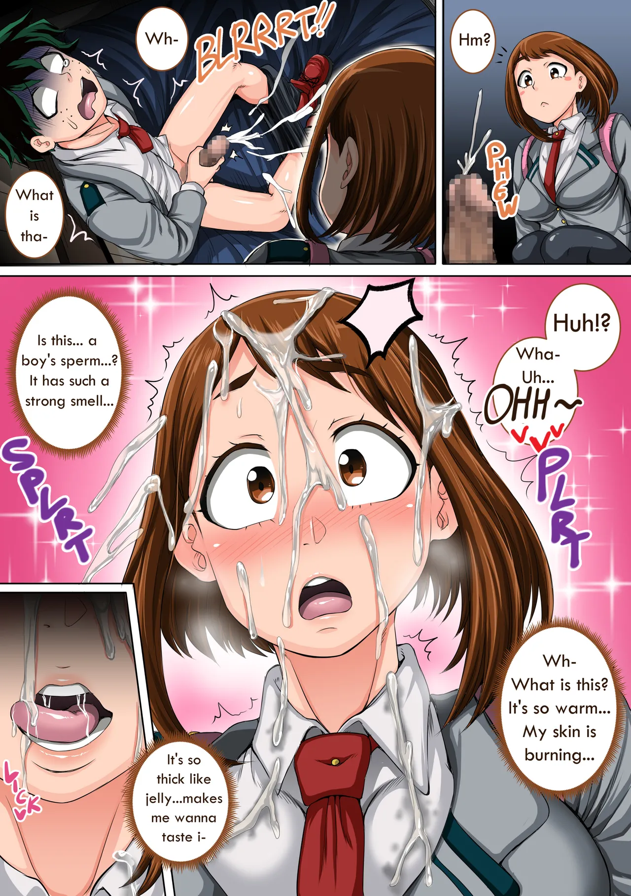 Boku no Harem Academia: 3-wa Ochako Hen "Arata na SEX Friend" Chapter 1 - page 6