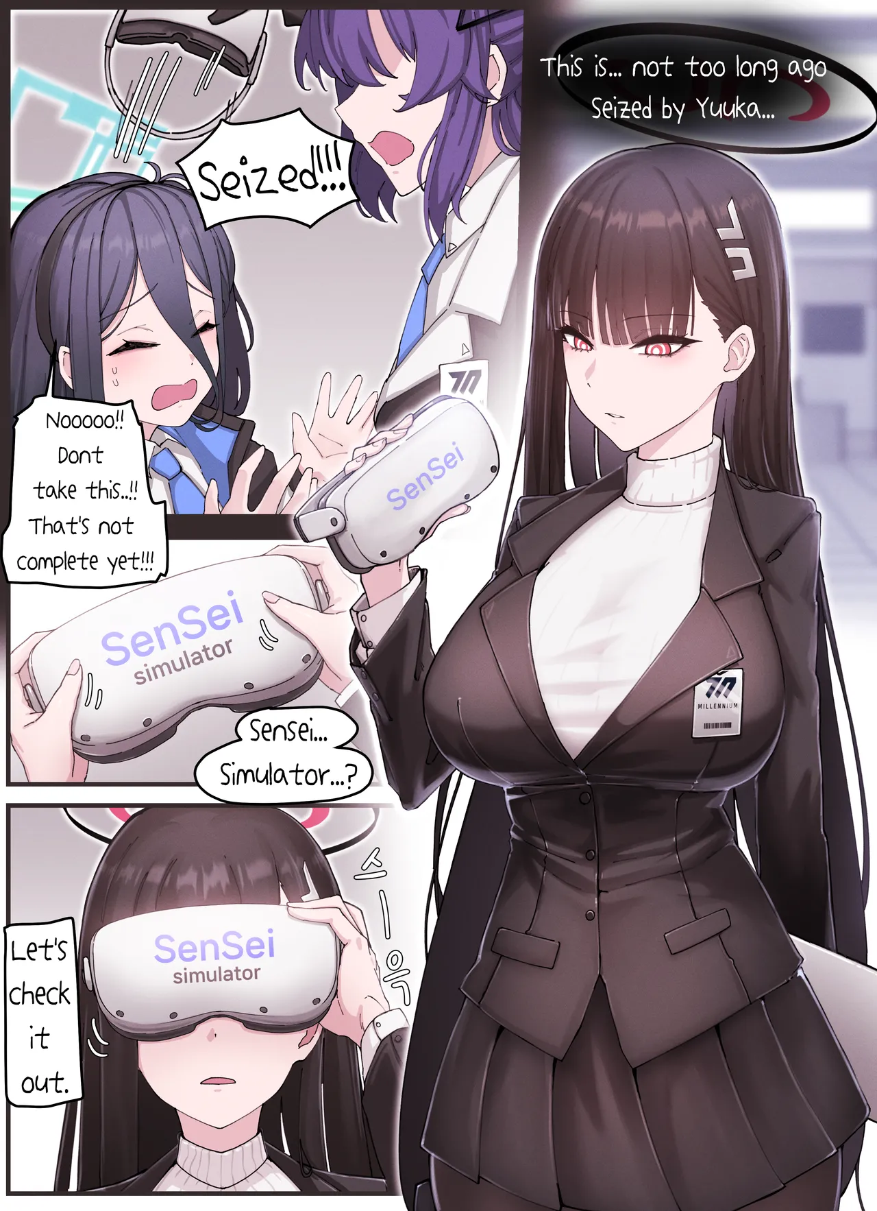 Kivotos Gravure #03: Sensei Simulator Chapter 1 - page 2