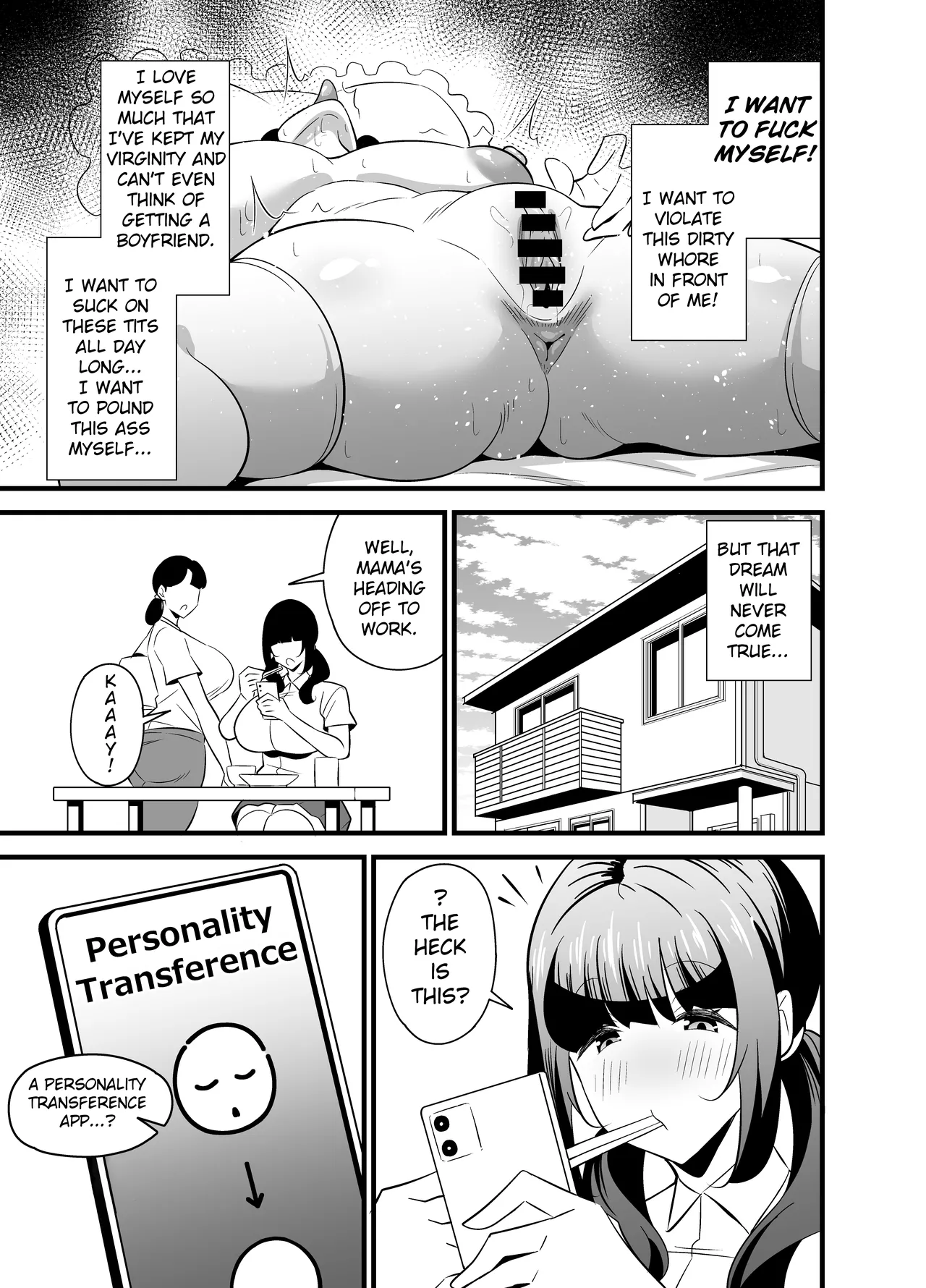 My Body is So Lewd That I Used an App to Possess an Old Guy and Do Whatever I Want To It! Chapter 1 - page 4