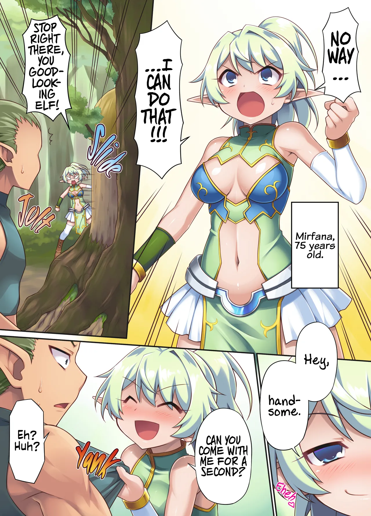 Nasty Bitch's Reincarnation in Another World Elf ~The Case of Dropping into Tentacle Hell After Reincarnation~ Chapter 1 - page 10