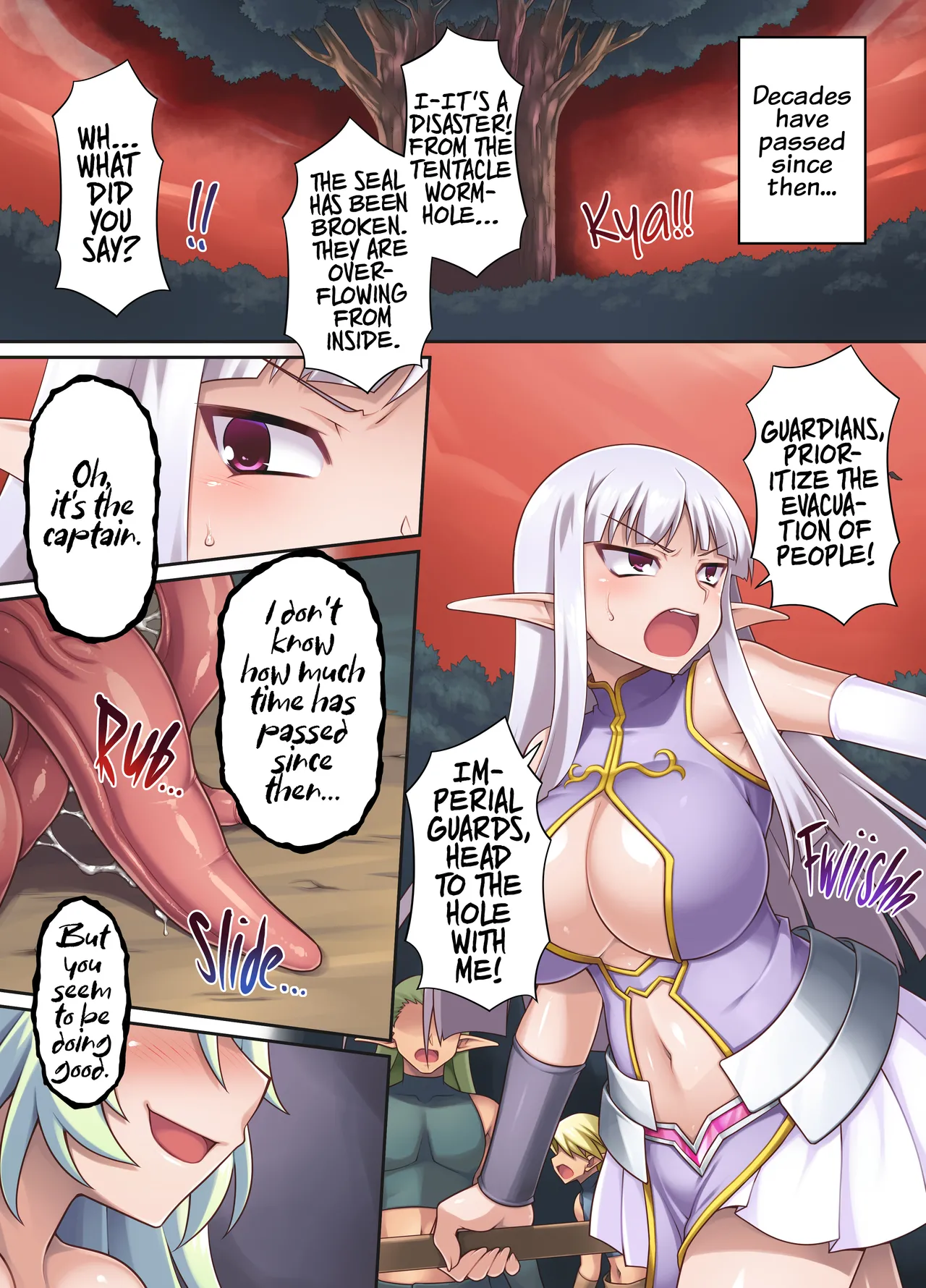 Nasty Bitch's Reincarnation in Another World Elf ~The Case of Dropping into Tentacle Hell After Reincarnation~ Chapter 1 - page 39