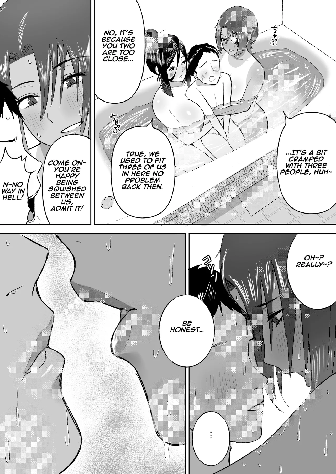 Dekai Osananajimi-tachi ni Hasamarete Ase Daku Harem Ecchi Chapter 1 - page 29