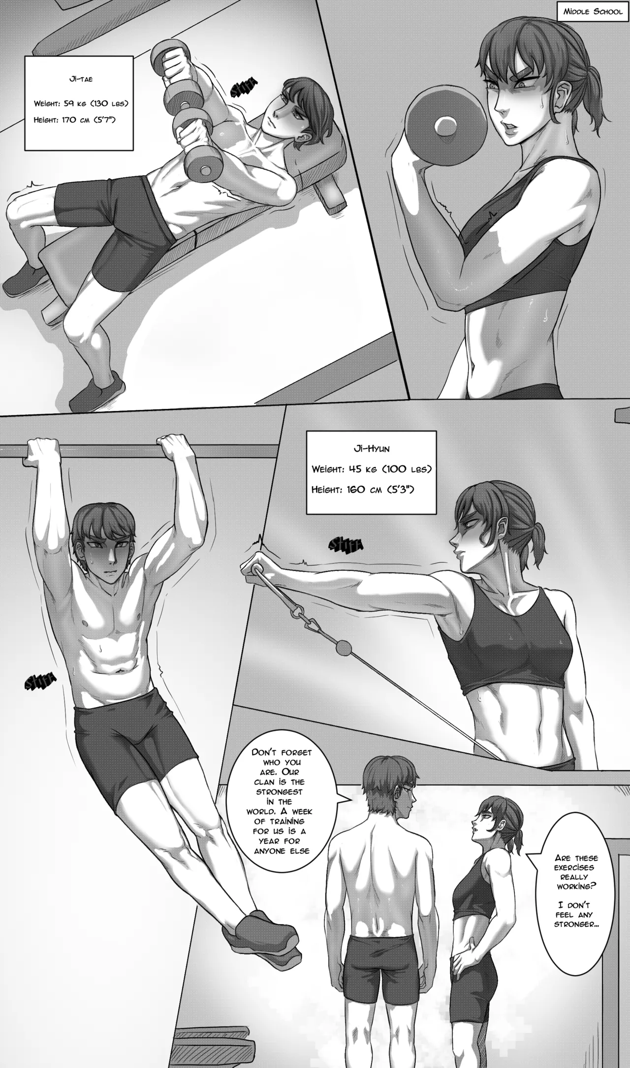 Fighter Class Siblings Chapter 1 - page 5