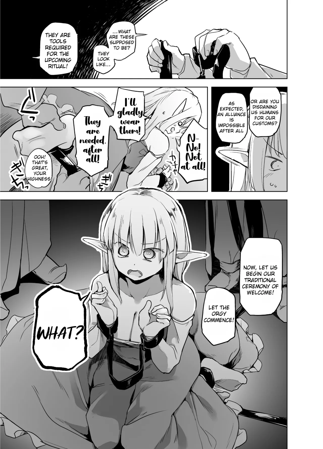 Elf no Hime no Hokori ni Kakete Taemasu Chapter 1 - page 9