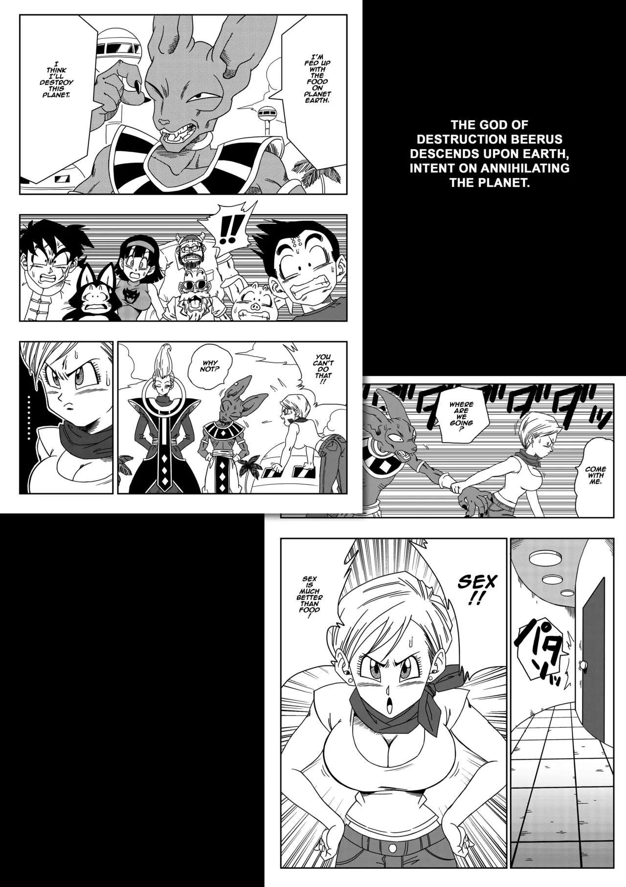No one can go against Beerus! Chapter 1 - page 2