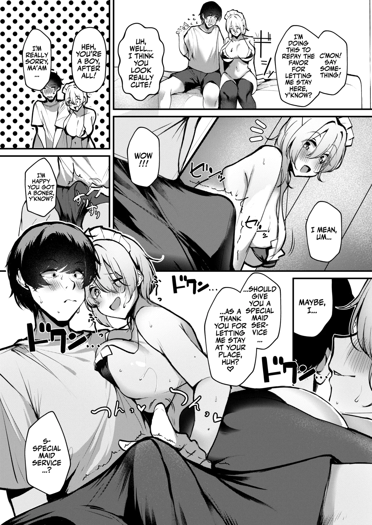 Shuuden Nogashita Gal ga Maid Bikini de Gohoushi Ecchi shite Kureta Hanashi Chapter 1 - page 10