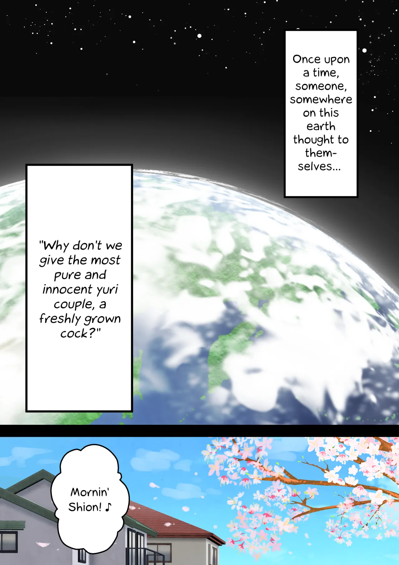 A Story About The Most Pure And Innocent Lesbian Schoolgirl Couple Growing A Dick Chapter 1 - page 3