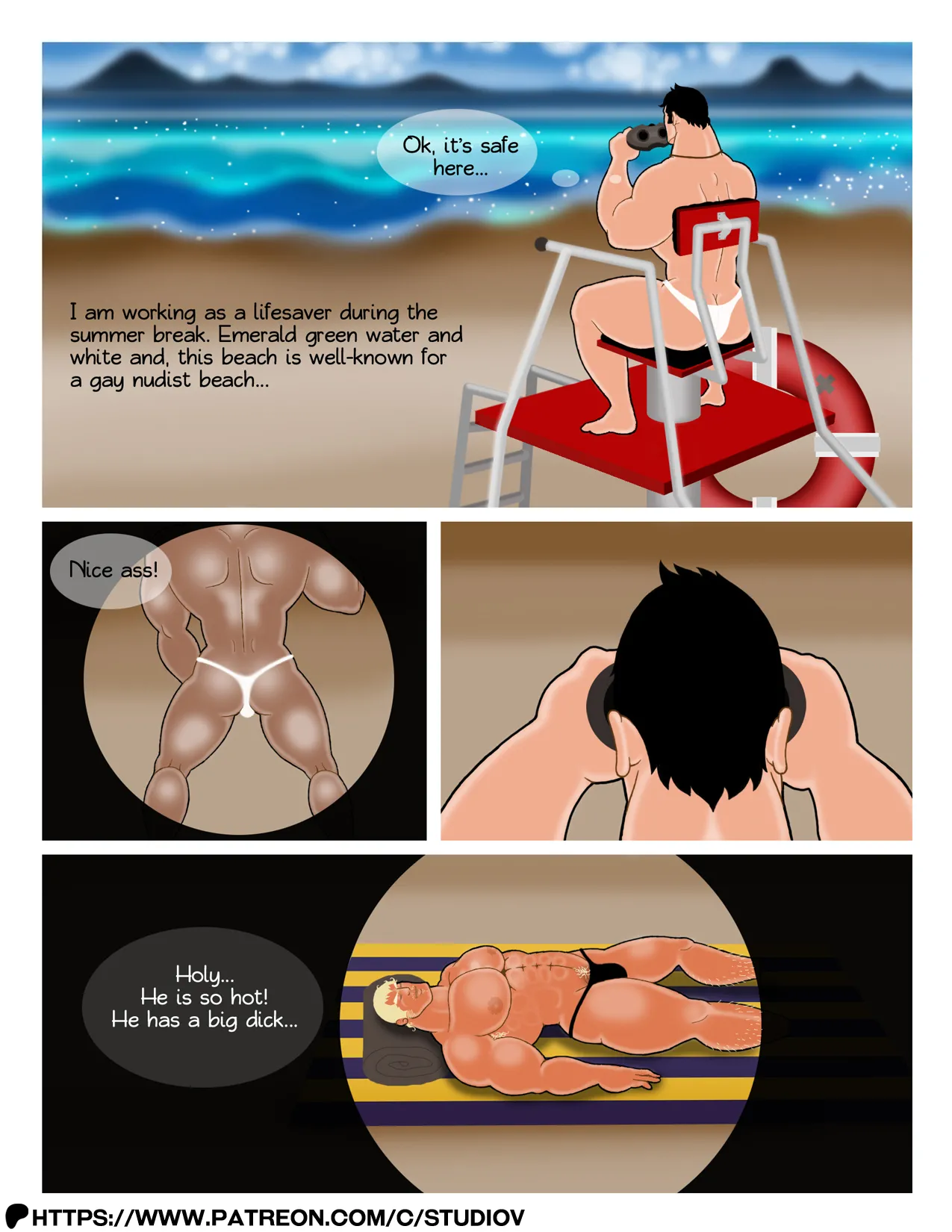 Carlos on the beach EP1 Chapter 1 - page 3