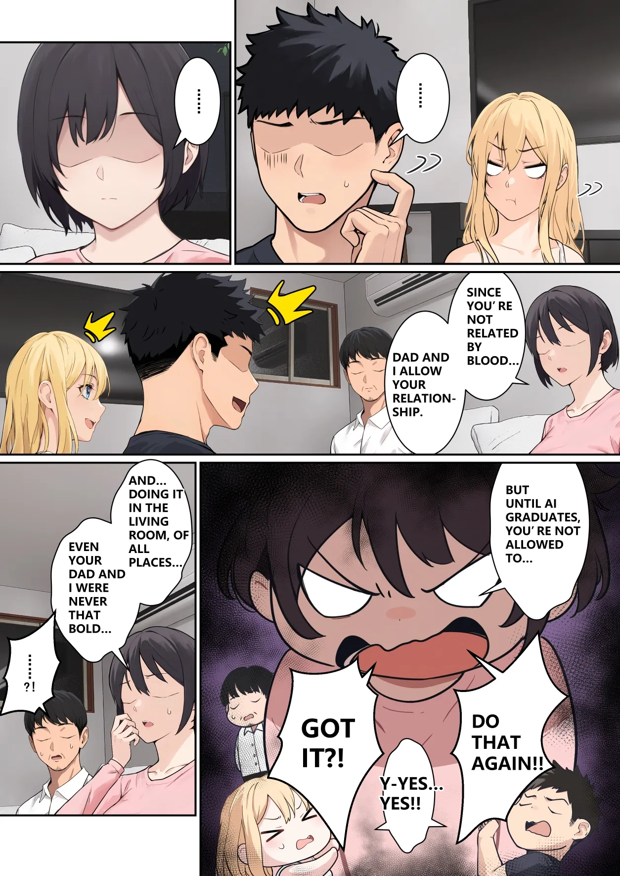 My AR glasses can see various stats about my foster sister?! Chapter 1 - page 148