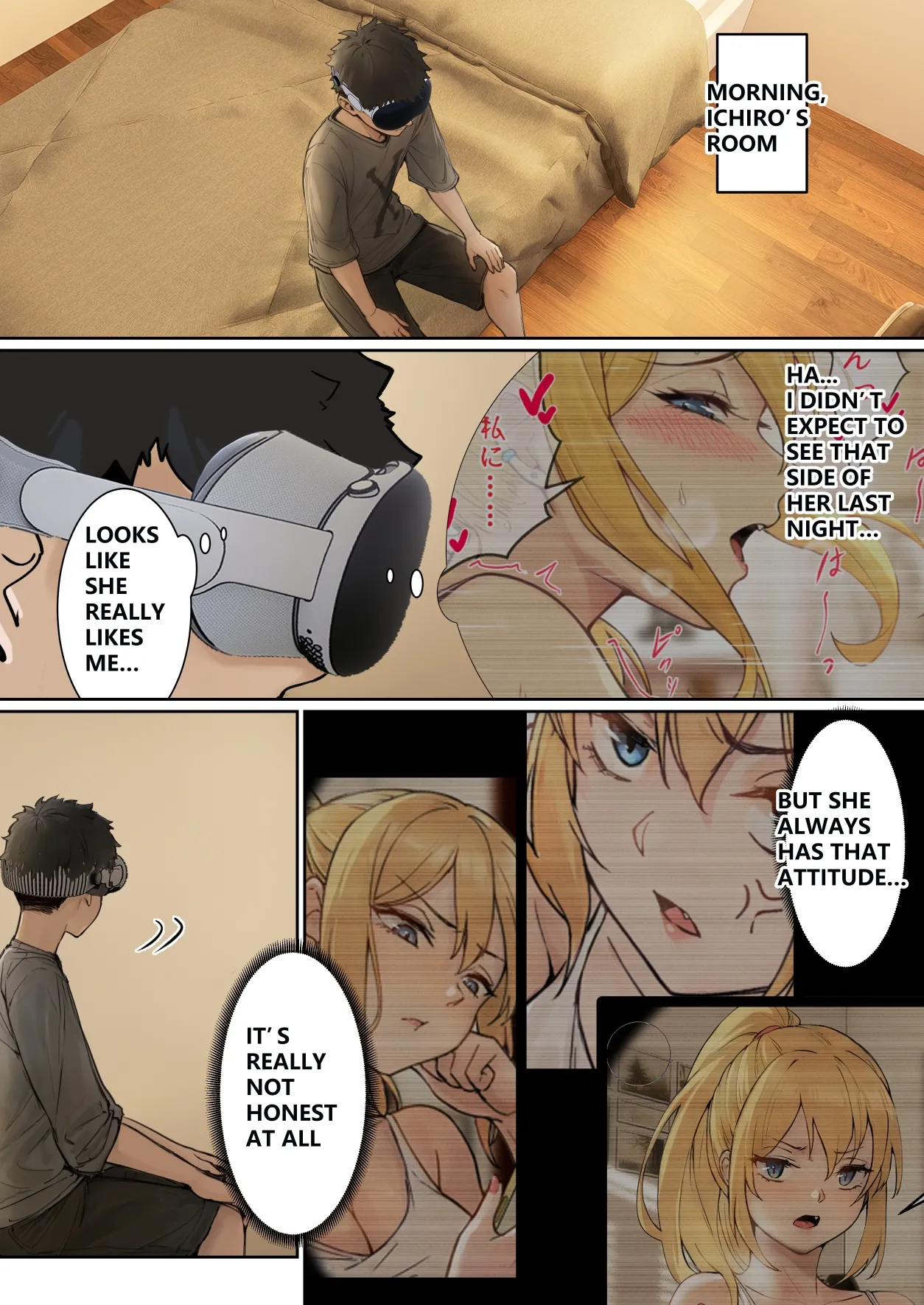 My AR glasses can see various stats about my foster sister?! Chapter 1 - page 4