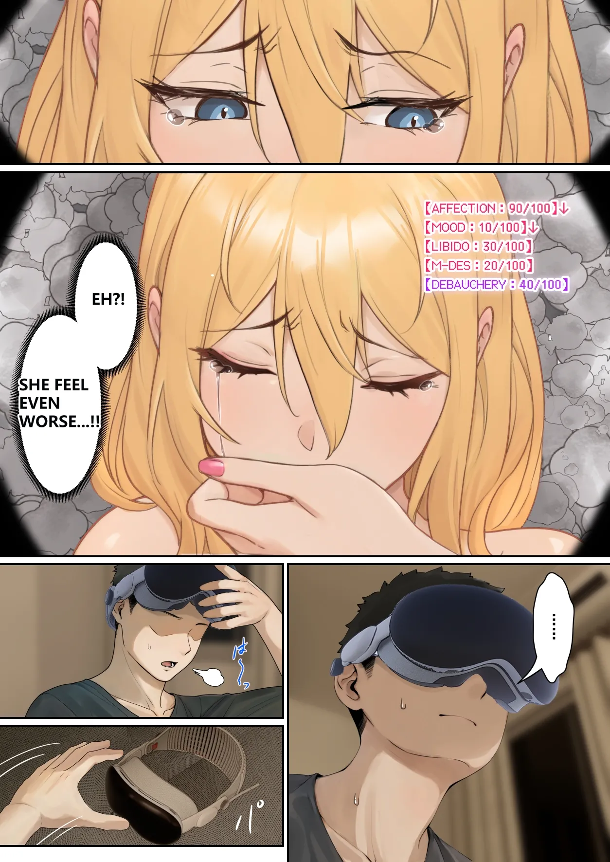 My AR glasses can see various stats about my foster sister?! Chapter 1 - page 74