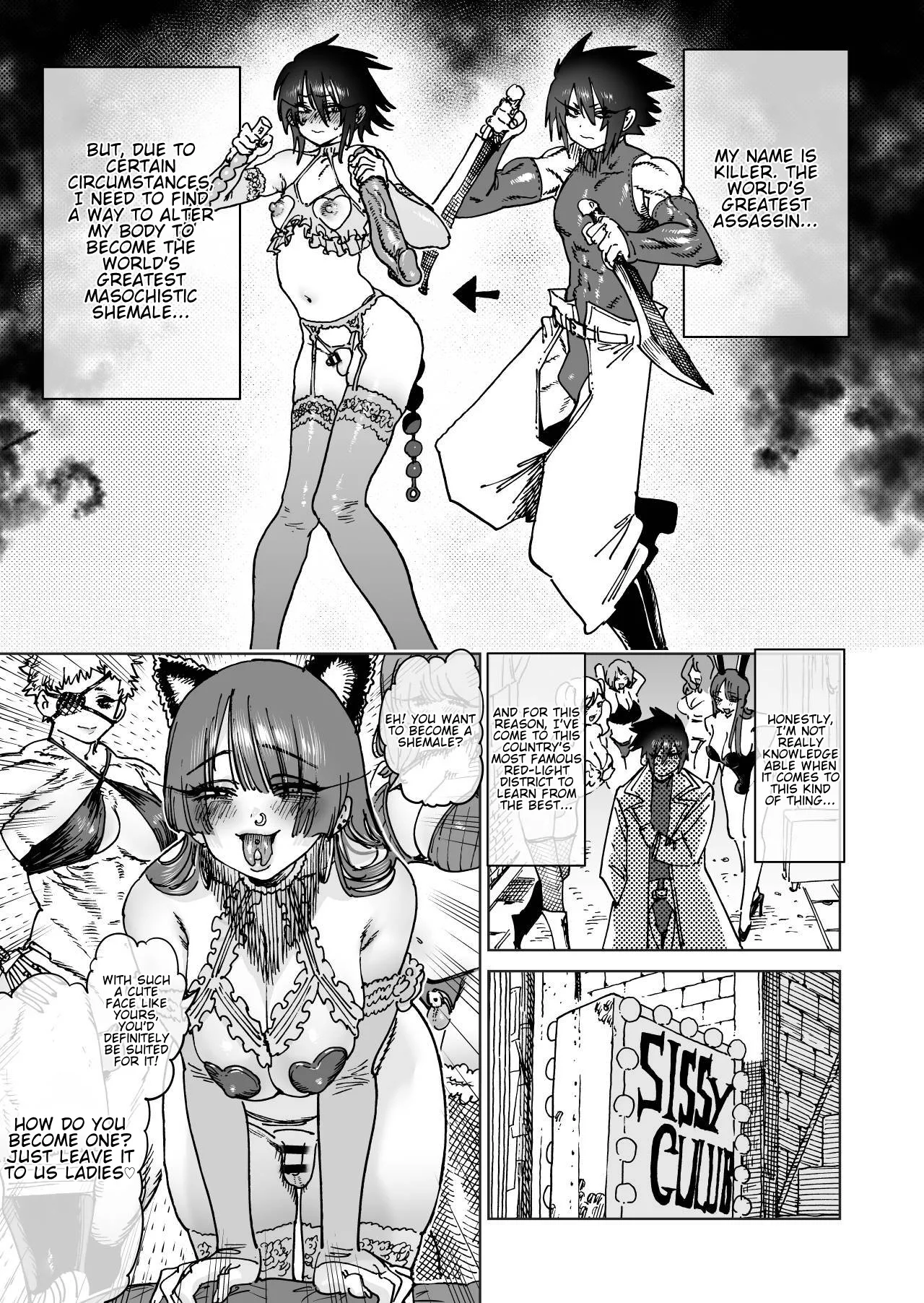 The World's Strongest Assassin Self-Feminization Chapter 1 - page 7