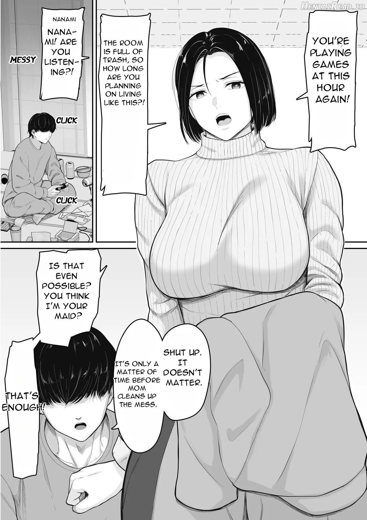 Kimottama Kaa-chan to Kenka Bakari no Neet no Ore ga Kaa-san ni Nakadashi shite kara Nakayoku natta Hanashi - A story about How I, A NEET Who Always Fought with My Gutsy Mother, Chapter 1 - page 4