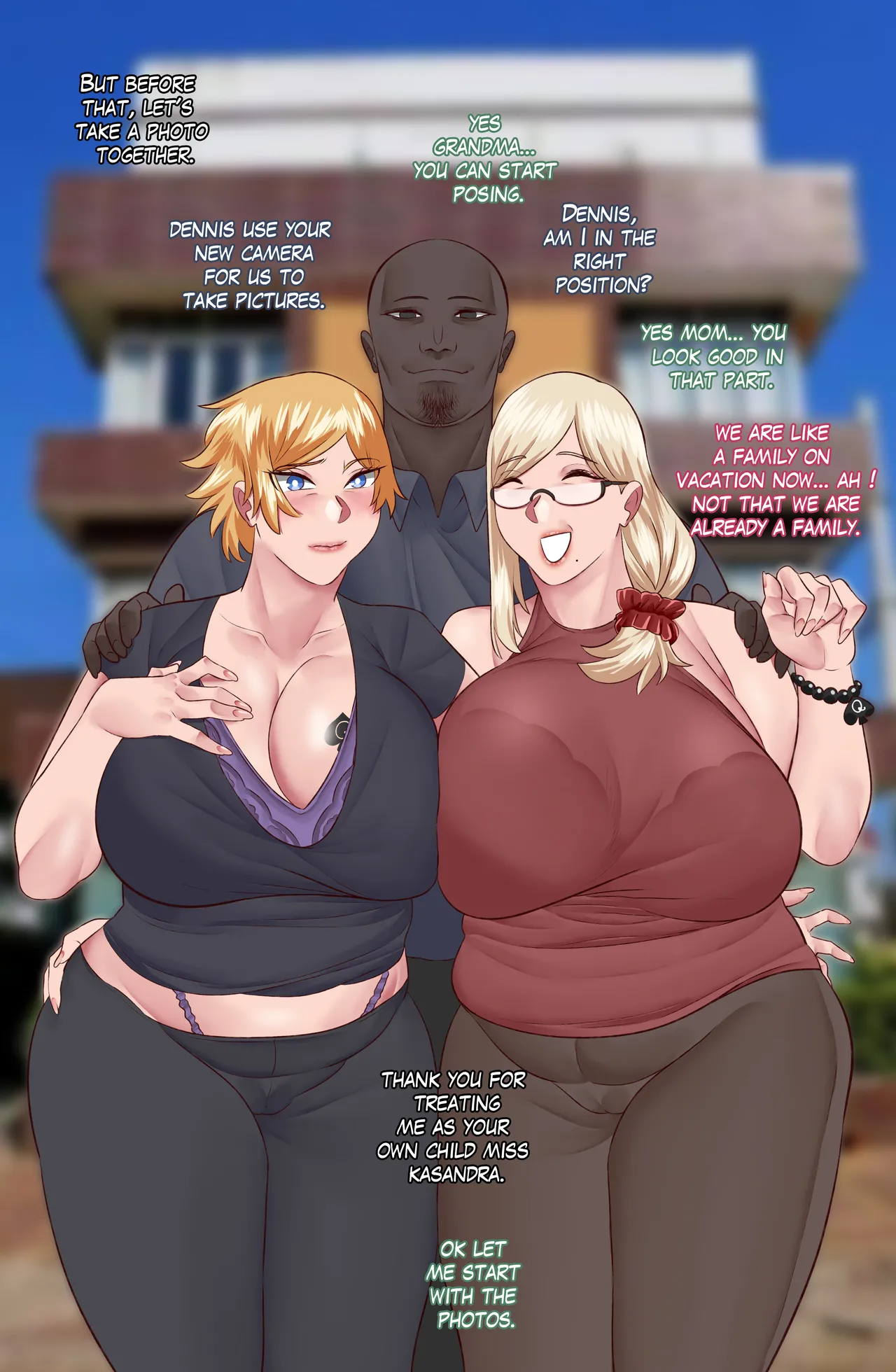 Mom and Grandma NTR Holiday part 1 Chapter 1 - page 2