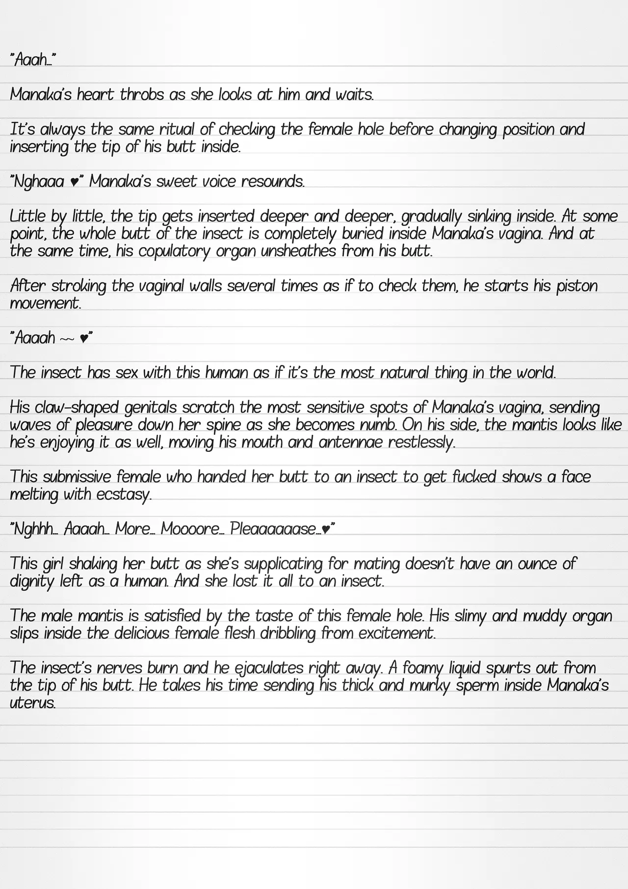 Misuke's Short Stories 25 - Mantis NTR Chapter 1 - page 12