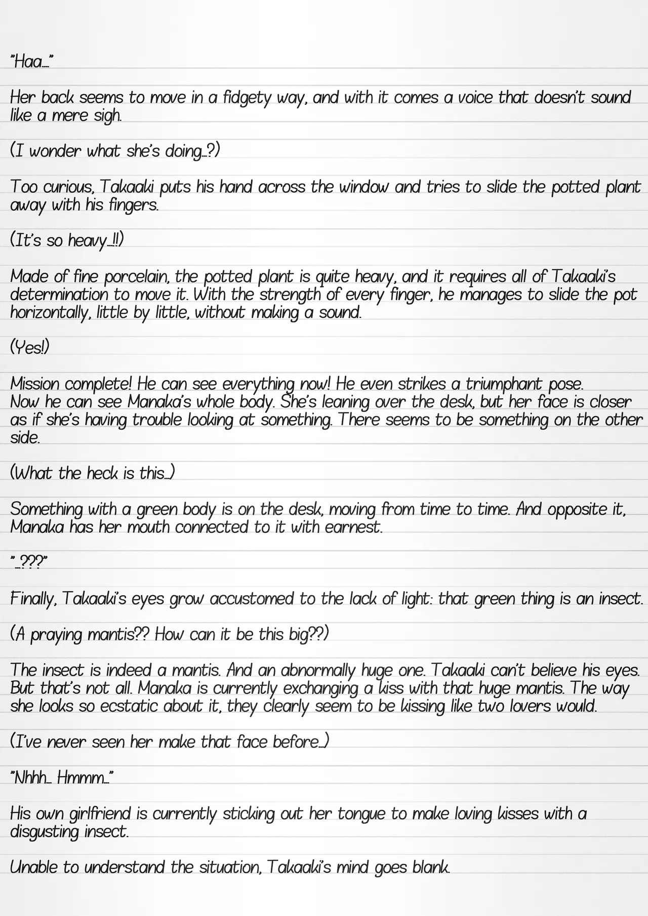 Misuke's Short Stories 25 - Mantis NTR Chapter 1 - page 18