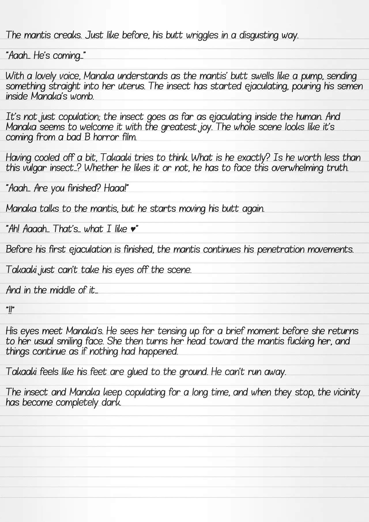 Misuke's Short Stories 25 - Mantis NTR Chapter 1 - page 24