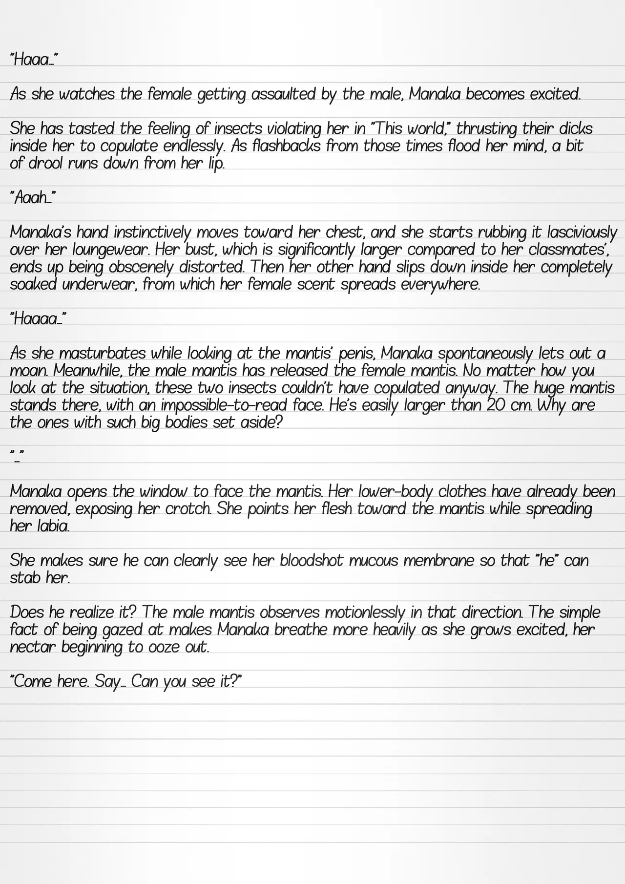 Misuke's Short Stories 25 - Mantis NTR Chapter 1 - page 3