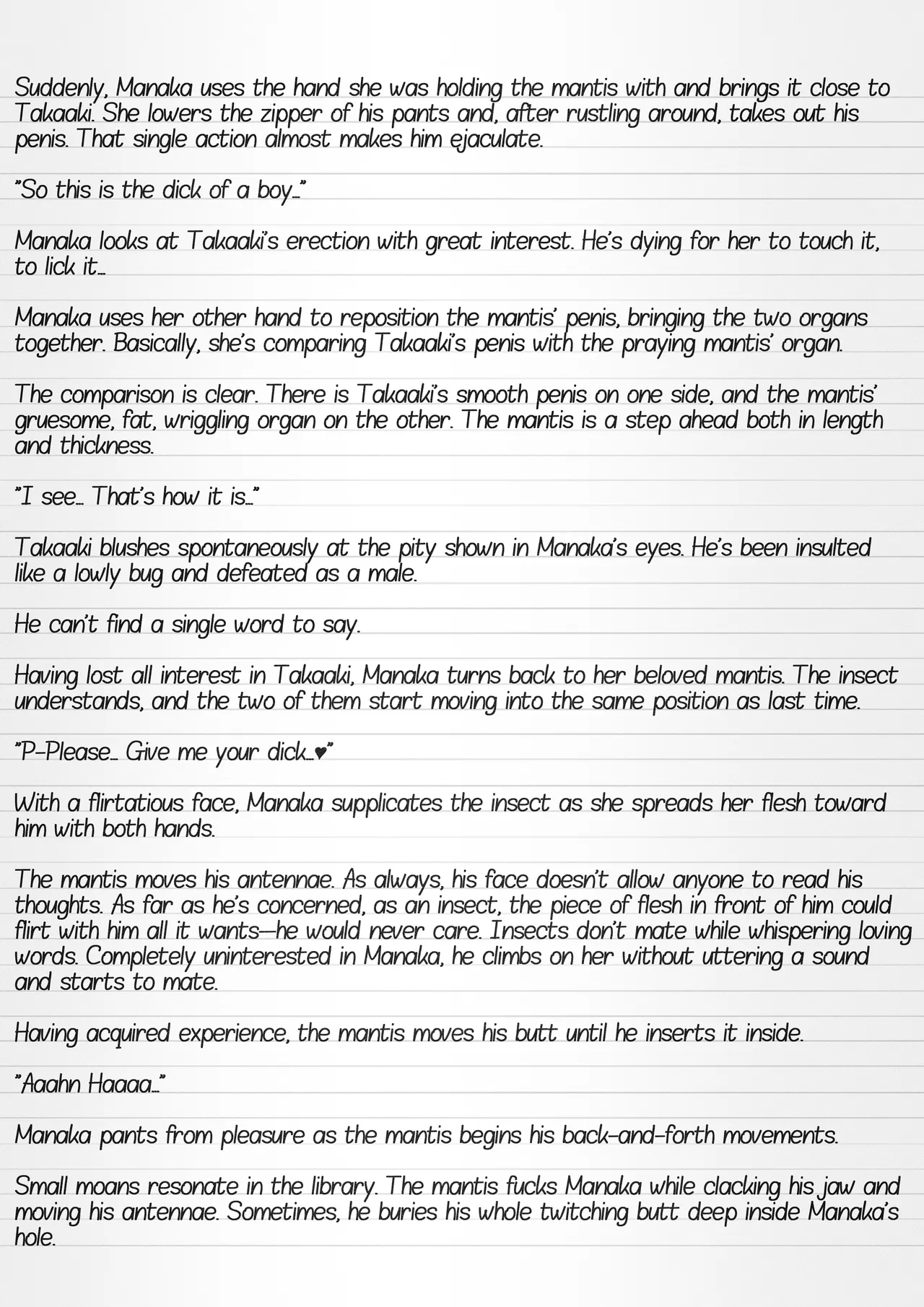 Misuke's Short Stories 25 - Mantis NTR Chapter 1 - page 30