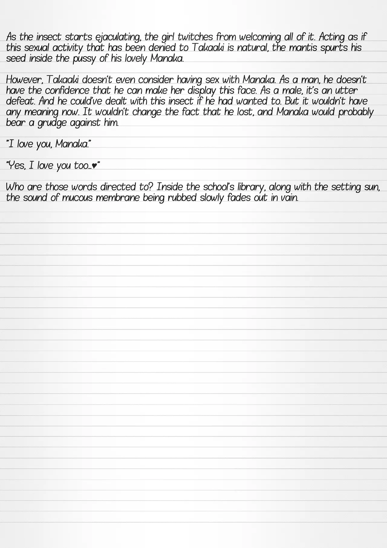 Misuke's Short Stories 25 - Mantis NTR Chapter 1 - page 35