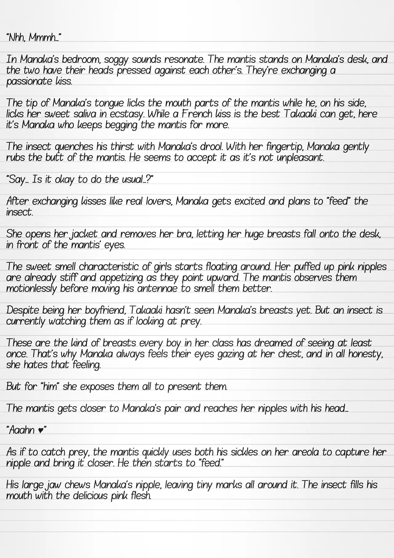 Misuke's Short Stories 25 - Mantis NTR Chapter 1 - page 9
